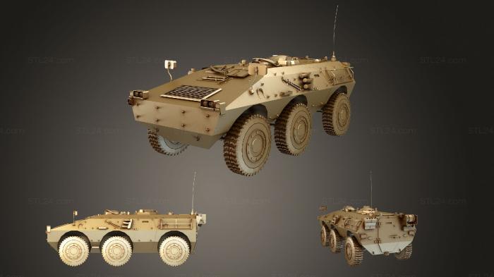 Vehicles (Puma AFV 6x6, CARS_3177) 3D models for cnc